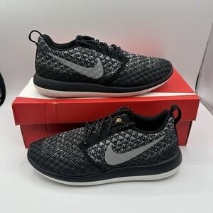 Nike‎ Roshe Tro Flyknit 365 Shoes Womens 7.5 Wolf Grey/Black Sneakers 861706-001